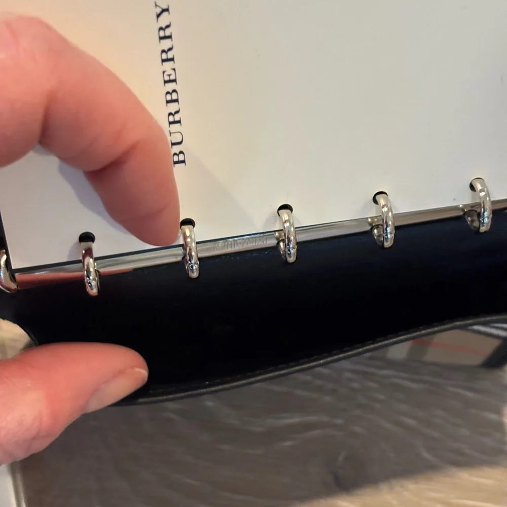 New Burberry Novacheck Black Wallet/Planner - Picture 11 of 11